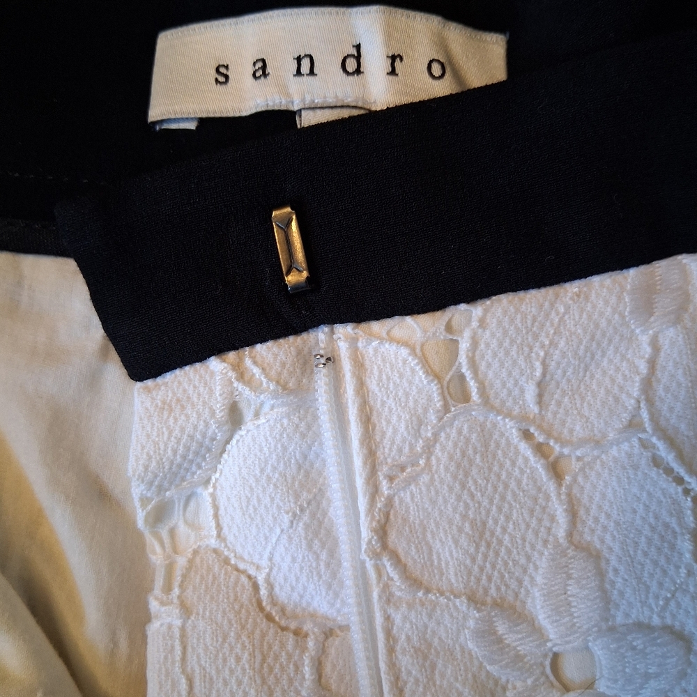 Sandro Floral Lace Shorts - Picture 4 of 9